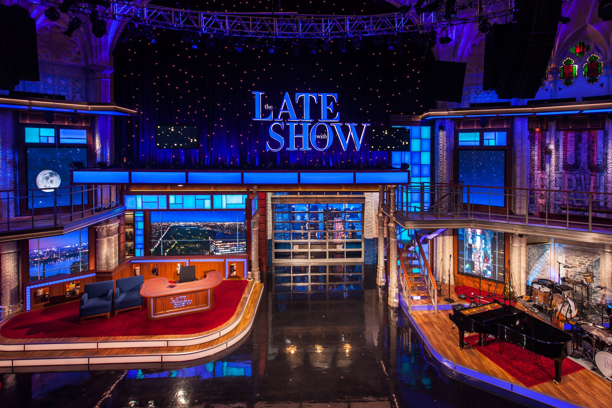 late night talk show studio