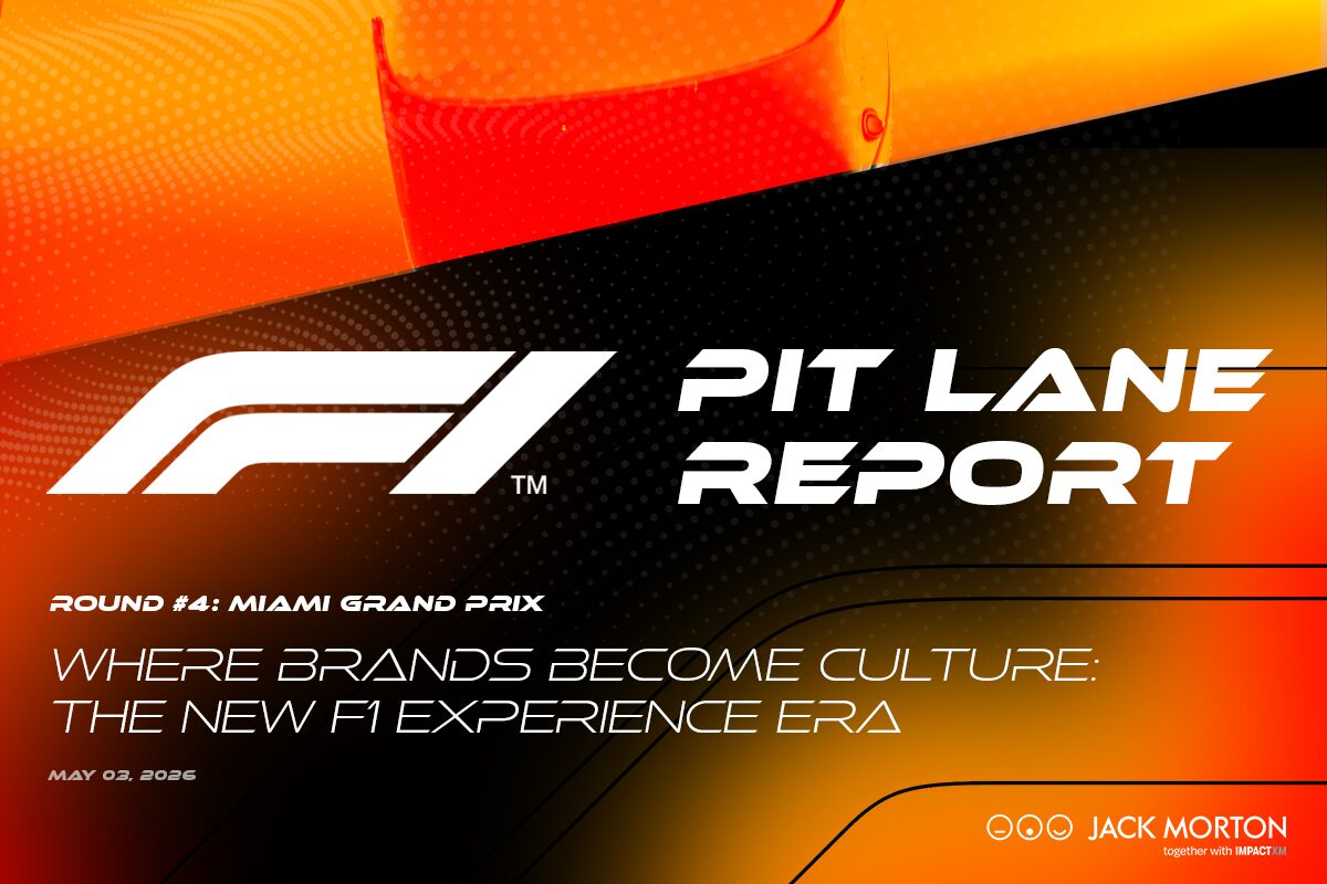 f1 brand experience report